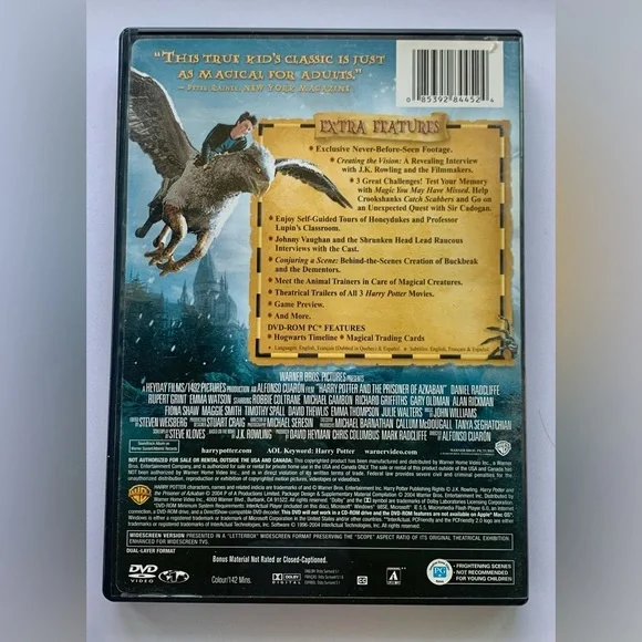 Harry Potter and the Prisoner of Azkaban DVD - Picture 2 of 4